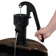 preview thumbnail 9 of 10, Rustic 2-Tier Wood Barrel w/ Pump Outdoor Water Fountain - 34-Inch