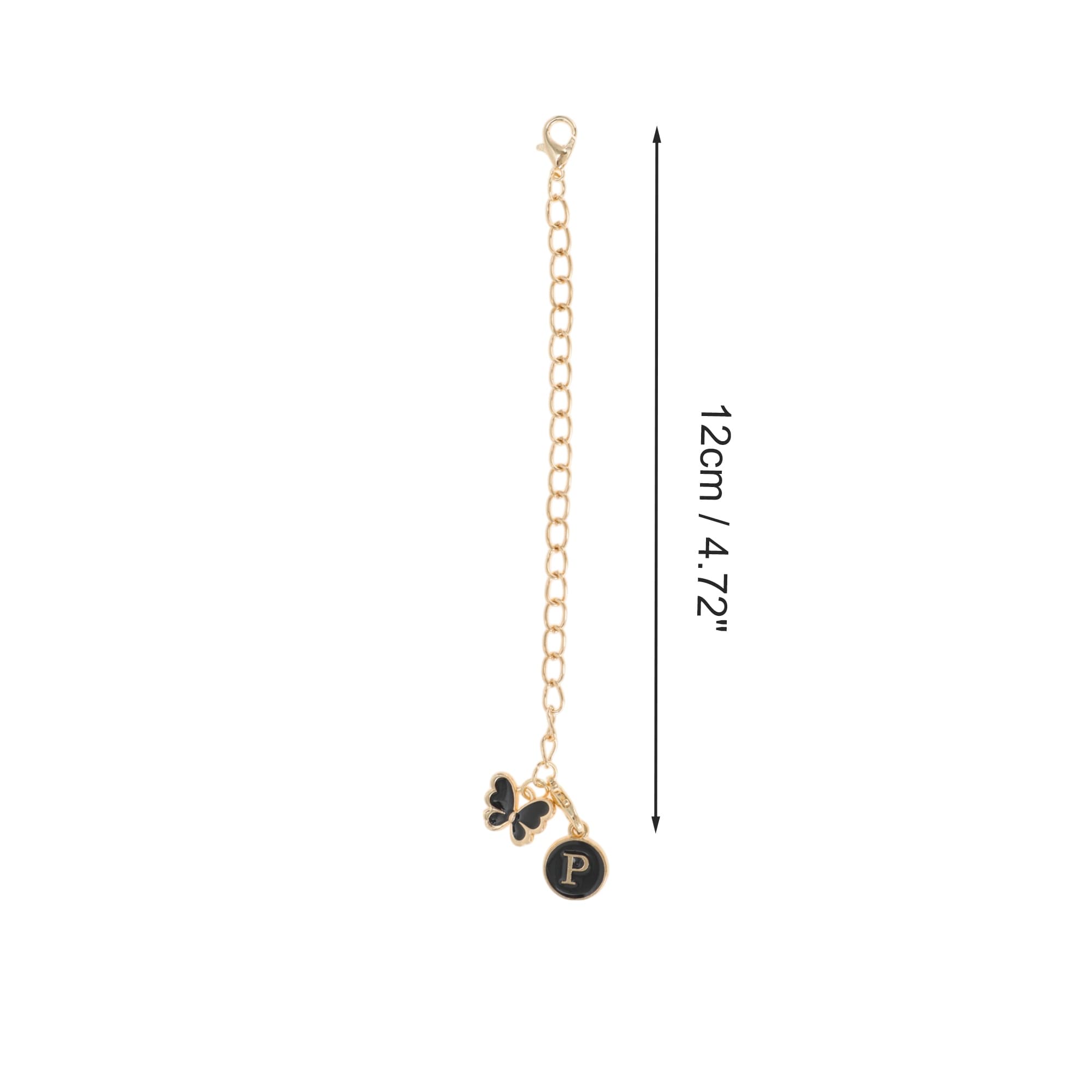 1 Pc Butterfly Heart Cup Chain Charm Water Cup Pendant