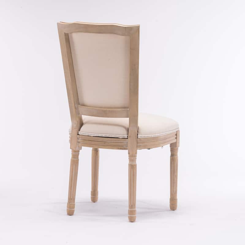 Modern Set of 2 Square Back Dining Chair