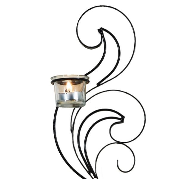 Wall candle sale sconces with glass