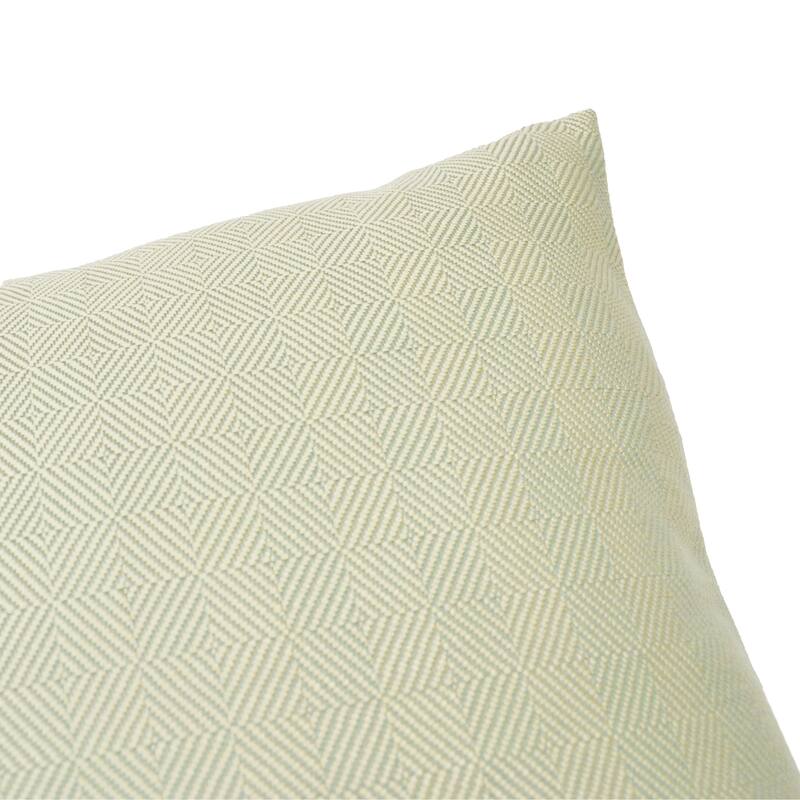 Jiti Indoor Classic Transitional Herringbone Woven Jacquard Patterned Decorative Square Throw Pillows 20 x 20