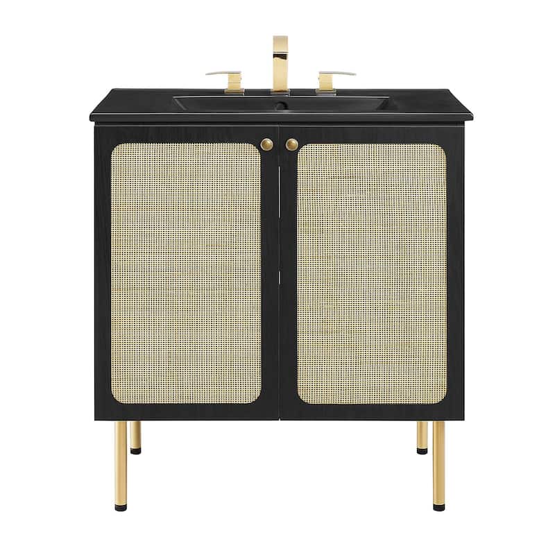 Chaucer Bathroom Vanity with Black Basin Included