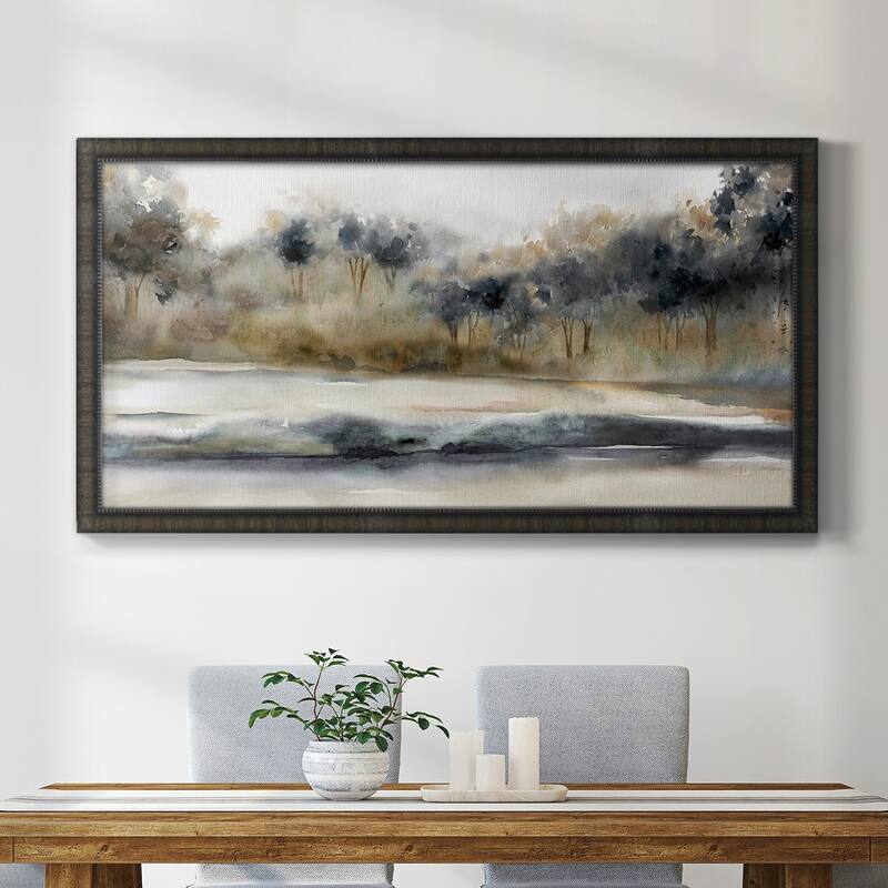 Silent River Premium Framed Canvas- Ready to Hang