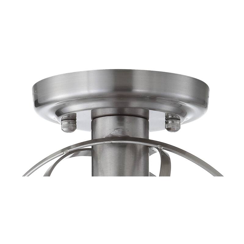 Cassidy 8.5" Orb Metal LED Flush Mount, by JONATHAN Y