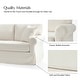 preview thumbnail 6 of 15, Enrico 82" Farmhouse Slipcovered Sofa with Rolled Armrest by HULALA HOME