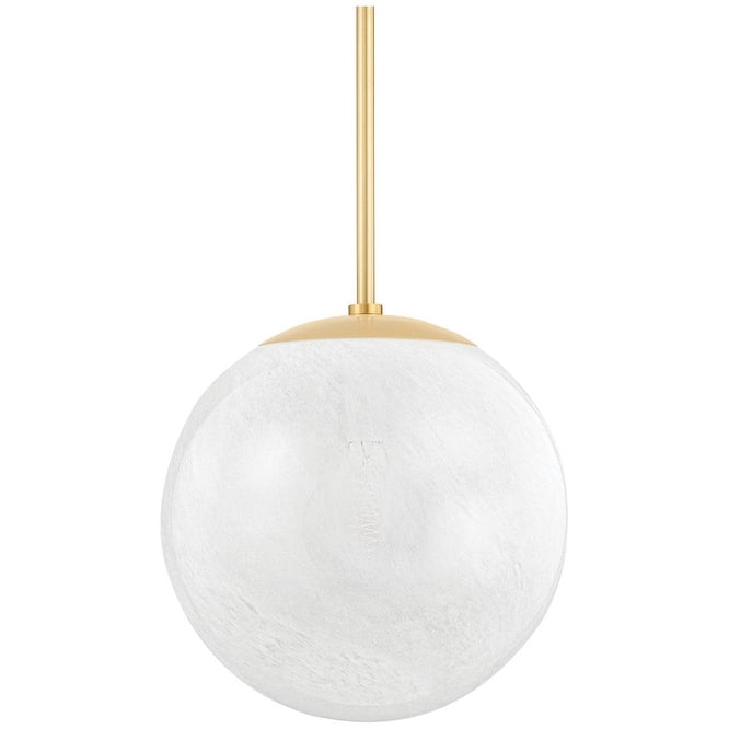Hudson Valley Lighting 1316 Burlington 16" Wide Globe Pendant - Aged Brass