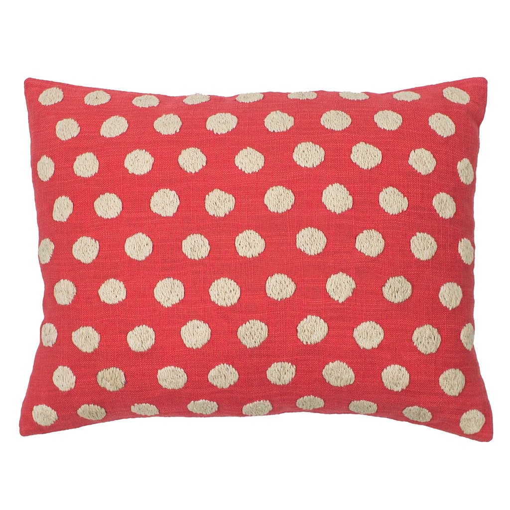 Jiti Coral Texture Cotton Accent Pillow - 12 x 20