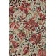 preview thumbnail 13 of 20, Alexander Home Evelyn Floral Bouquet Area Rug 2' 3" x 3' 9" - Ivory / Berry - Runner/Rectangle