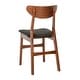 preview thumbnail 8 of 98, SAFAVIEH Lucca Retro Dining Chair (Set of 2) - 17.3" x 20.8" x 33.1"