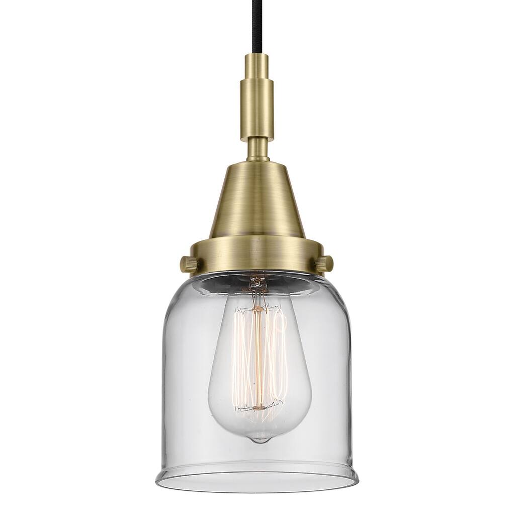 Innovations Lighting 447-1P-G52 Bell 5" Wide Mini Pendant with Clear