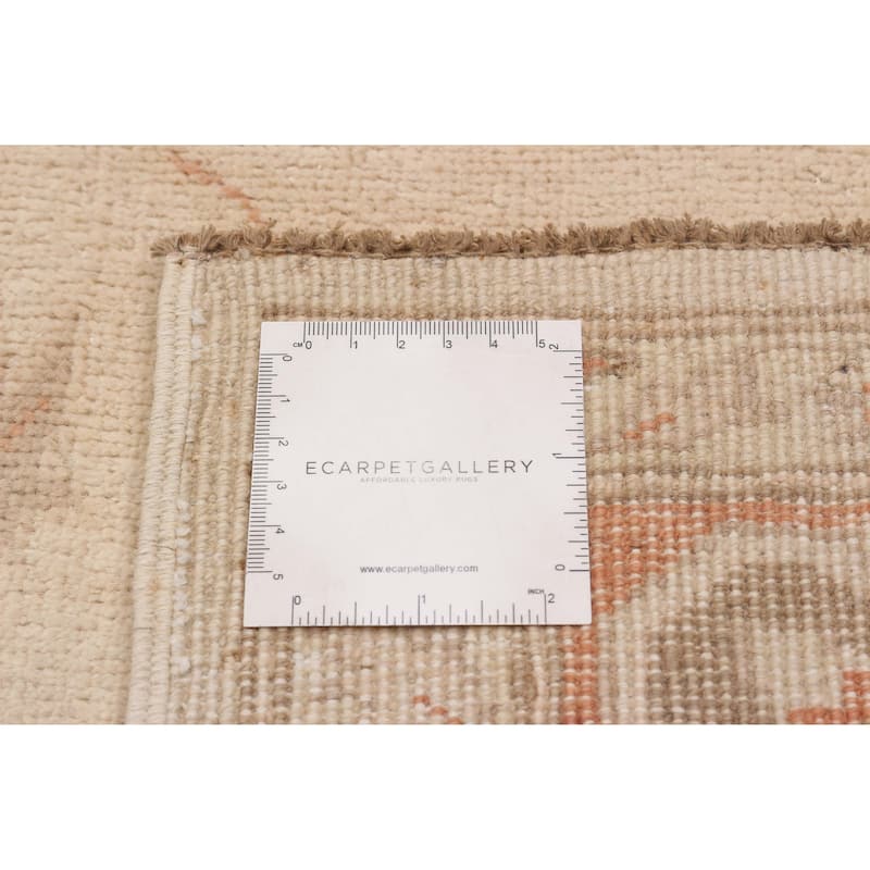 ECARPETGALLERY Hand-knotted Chobi Finest Ivory Wool Rug - 5'10 x 8'7