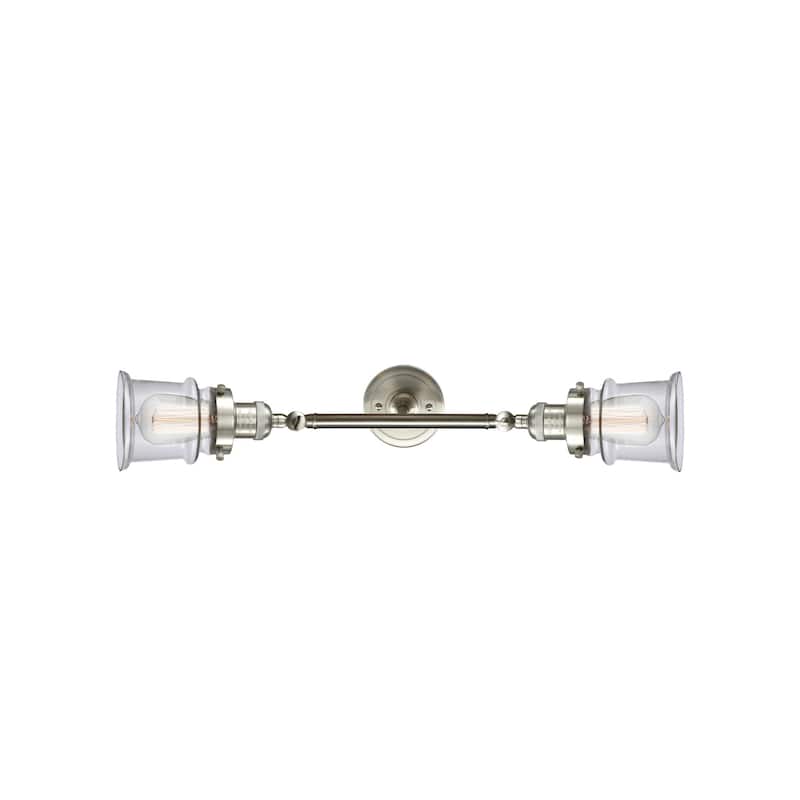 Innovations Lighting Small Canton 2 Light 17" Wide Bathroom Vanity