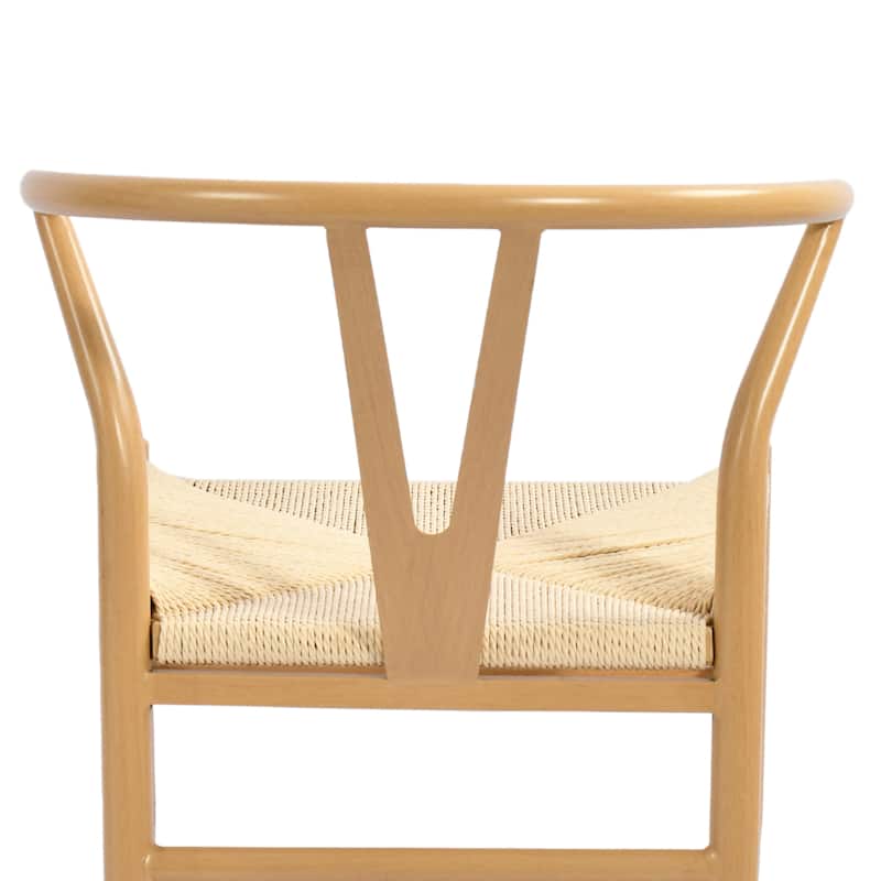 Scandinavian 18" Wide Weave Chairs with Metal Frame - N/A