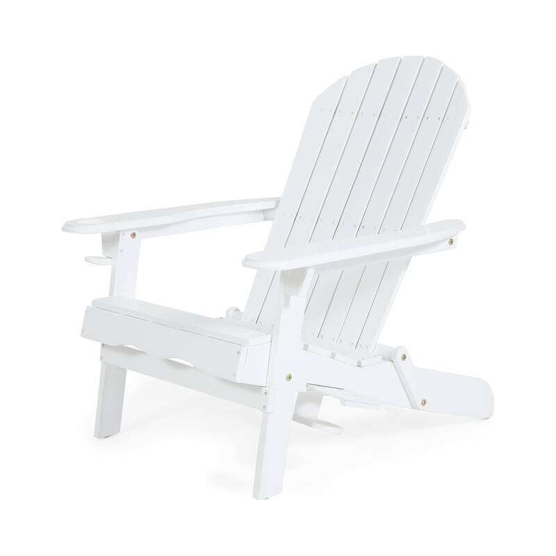Roomfitters Bellwood Outdoor Adirondack Chair with Cup Holders for Patio Relaxation
