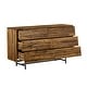 preview thumbnail 3 of 10, Cusco Rustic Acacia Wood 6 Drawer Dresser