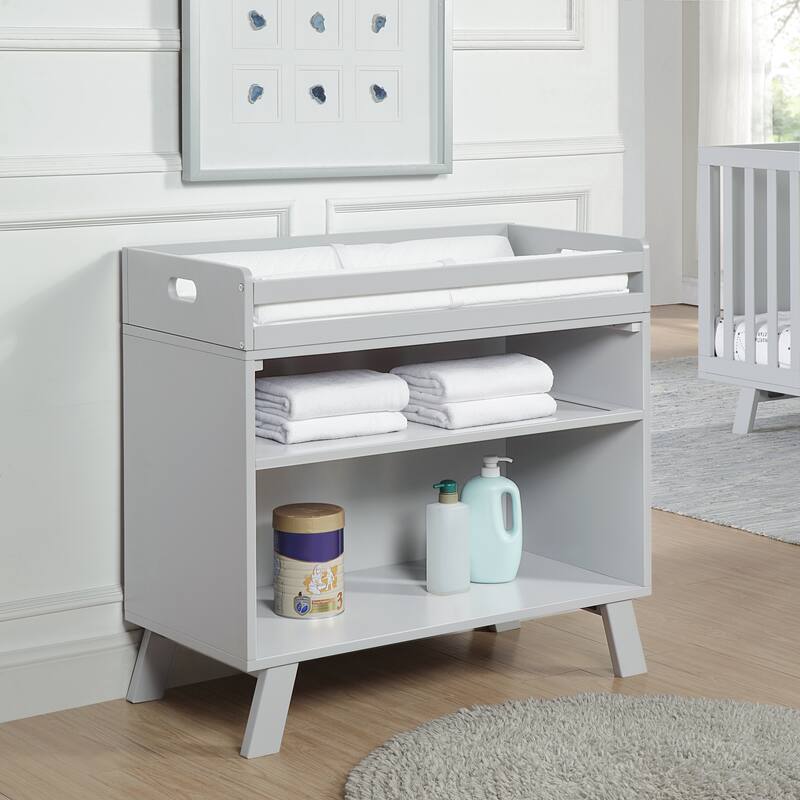Suite Bebe Livia Multi Purpose Changing Table. - Light Gray