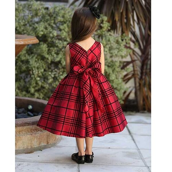 size 6 girls christmas dress