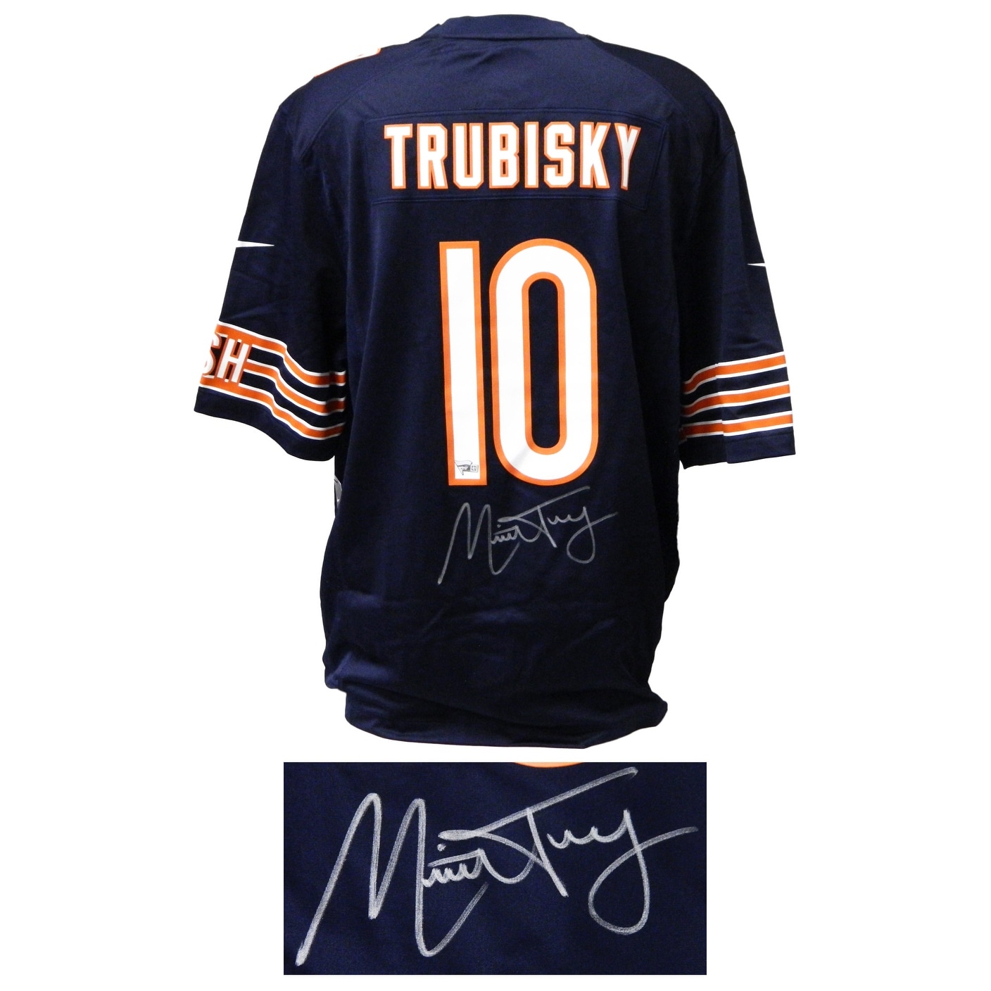 mitchell trubisky signed jersey