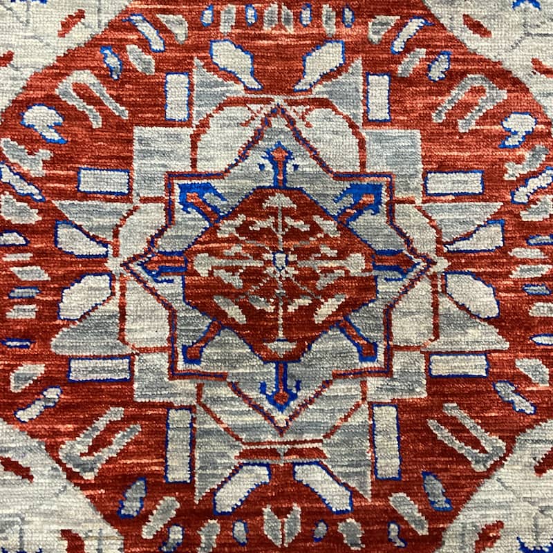HERAT ORIENTAL Handmade Indo Mamluk Wool Rugs - 7'11" x 9'4"