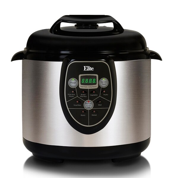 Elite platinum 8 on sale quart pressure cooker manual