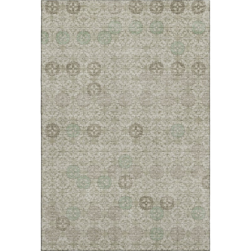 Premium Washable Super Soft Geo Mosaic Mayfield Rug