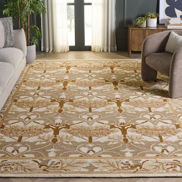 slide 2 of 70, SAFAVIEH Handmade Earthly Treasure Kara Traditional Oriental Wool Rug