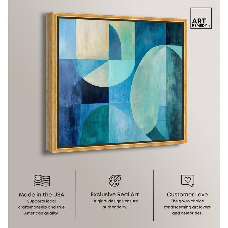Color Blocks II Canvas by Art Remedy