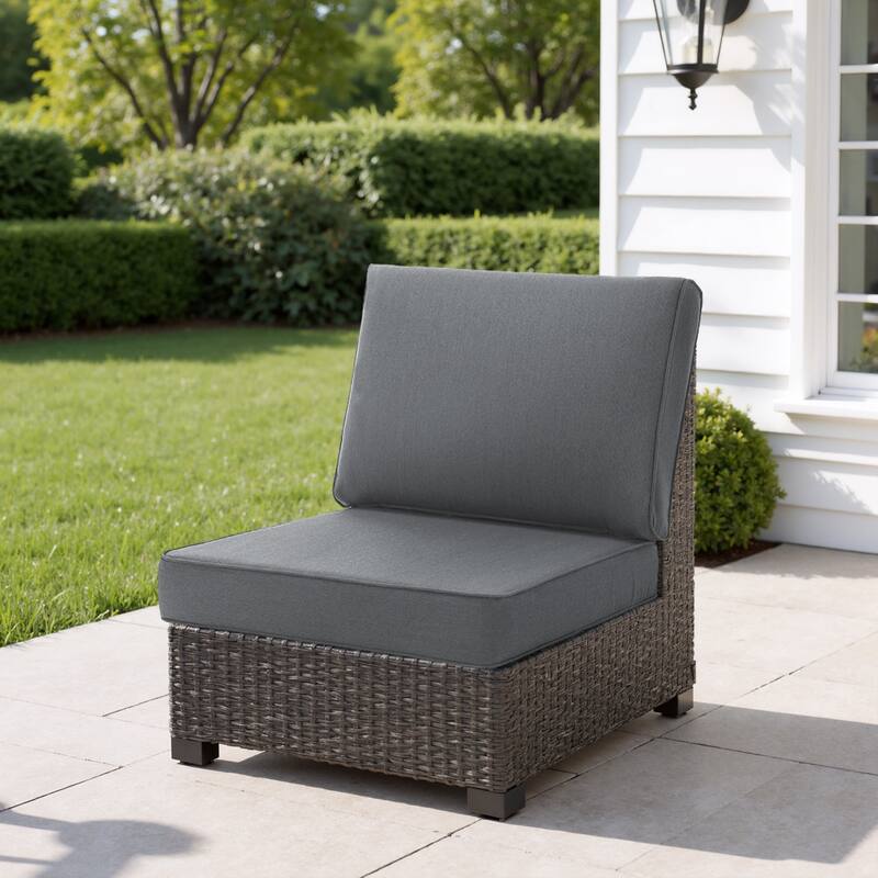 Outdoor 4.7" Thick Sunbrella Cushion Set with Back and Seat Cushions