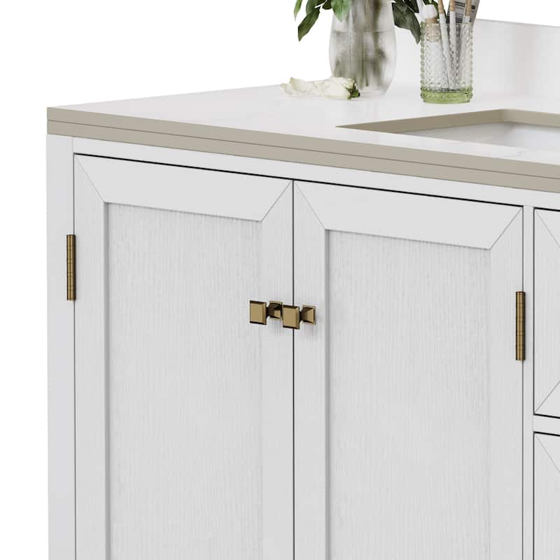 Moasis 36"/40"/ 47" Bathroom Vanity Cabinet with Sink