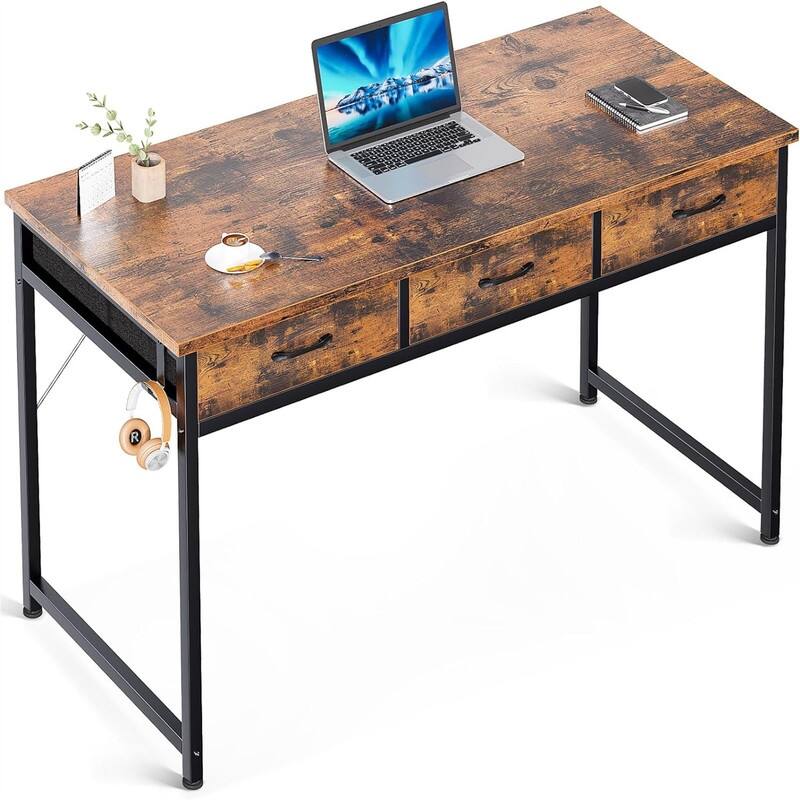 48 Inch Computer Desk - 19.7"D x 47.25"W x 31"H - Vintage