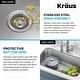 preview thumbnail 35 of 36, KRAUS Premier Undermount Single Bowl Stainless Steel Kitchen Sink