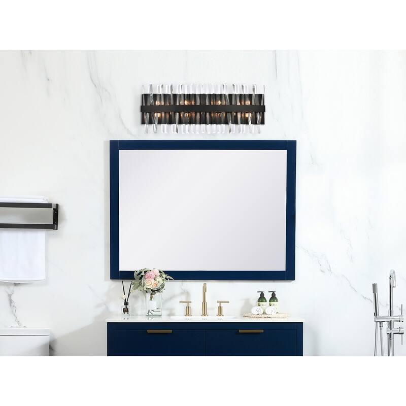 Indigo Home 30 inch crystal bath sconce