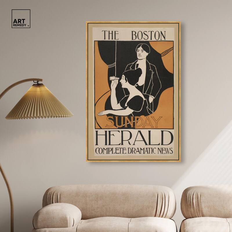 Sunday Herald 1893 Canvas by Art Remedy