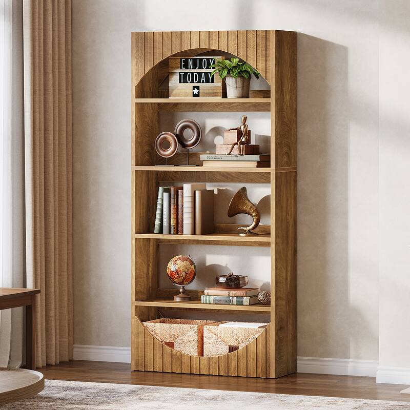 5-Tier Tall Bookshelf