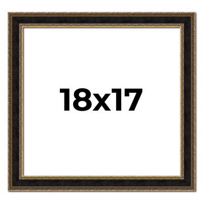 18x17 Frame Gold Antique Vintage Sold Wood Picture Frame | 1.75 Inch