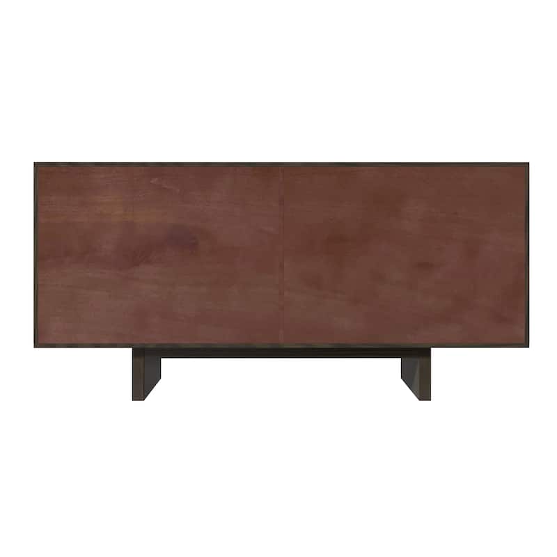 Clihome Modern MDF 4-Door Storage Buffet Sideboard