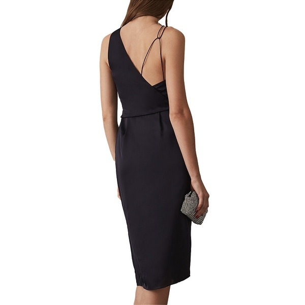 reiss positano dress navy