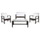 preview thumbnail 16 of 42, SAFAVIEH Outdoor Living Krissy 4-Piece Patio Set