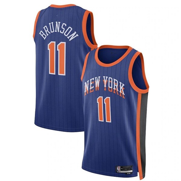 New York Knicks Jalen Brunson Blue 2023 24 City Edition Jersey Bed Bath Beyond 39679831