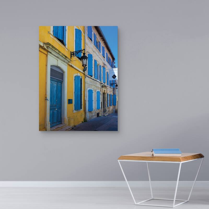 Blue Windows Galore by Sossi Madzounian Canvas Art Print