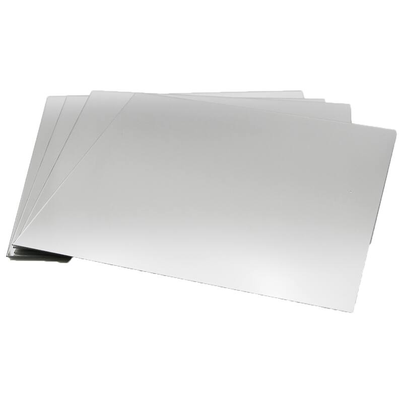 Big Decorative Wall Self Adhesive Shaped Mirrors - Set of 4 - Square