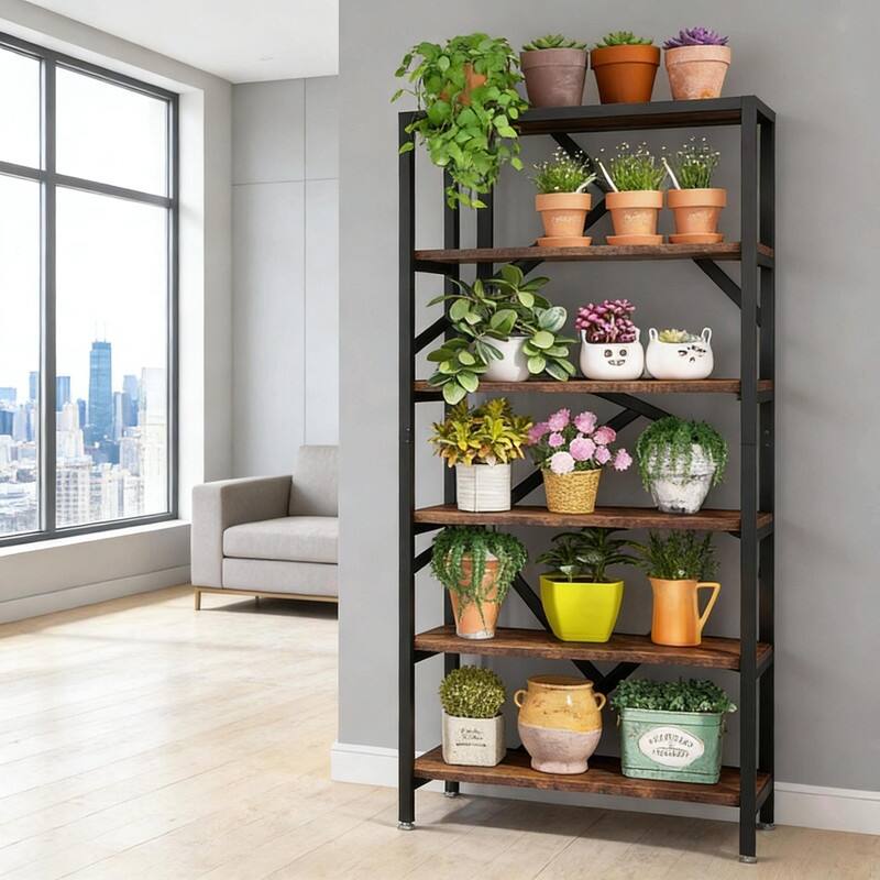 Modern Versatile Bookshelf - Sturdy Display Bookcase