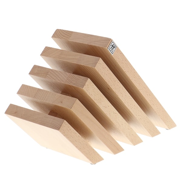 ZWILLING Italian Slanted Magnetic Knife Block - 1 unit - Natural Beechwood