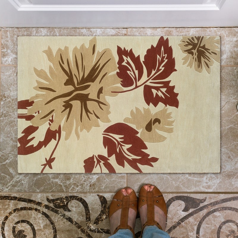 Hand Tufted Trio Fall Polyester Rug