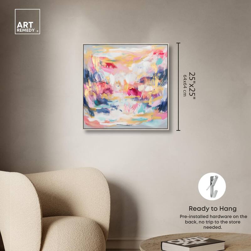 Balipink II Canvas by Art Remedy