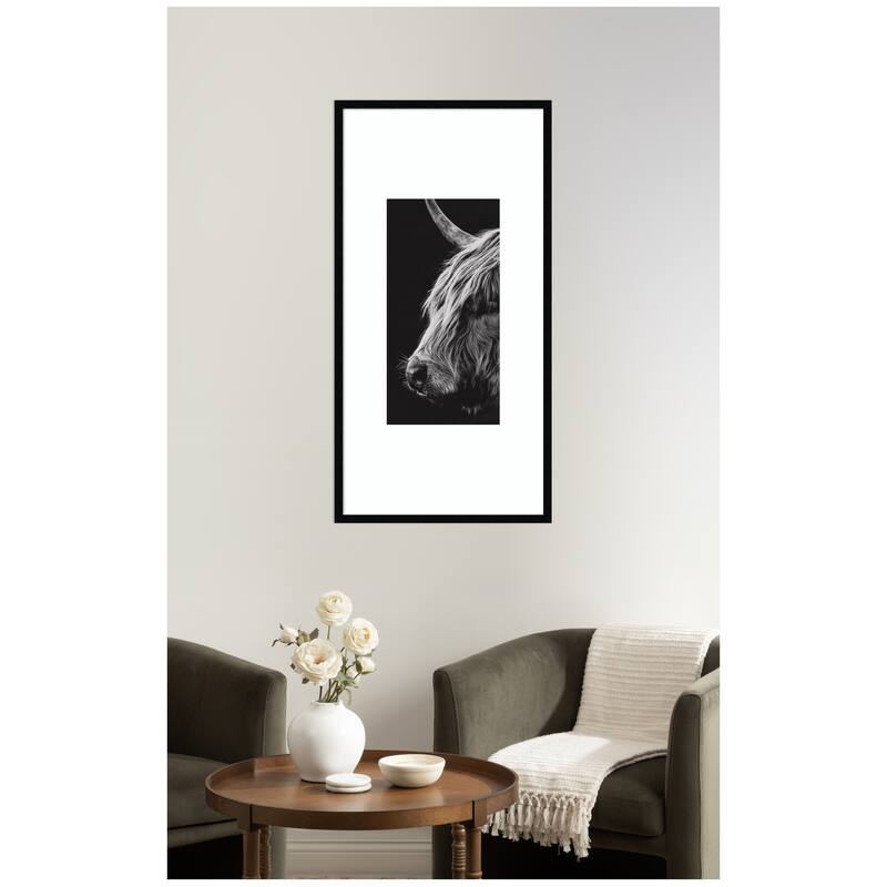 Kate and Laurel Scottish Highland by Crystal Lynn Collins Framed Wall Art Print