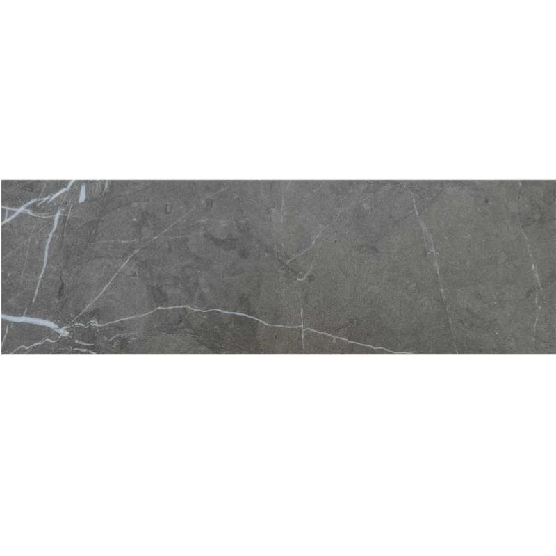 Penthouse 4x12 Polished Marble Look Porcelain Subway Tile - Floor, Wall