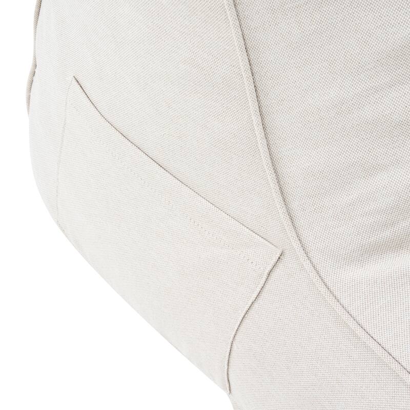 Christopher Knight Home - Moira Modern Outdoor Upholstered Bean Bag Chair with Shredded Foam Fill