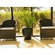 preview thumbnail 21 of 59, Kante 18 Inch Dia Round Concrete Planter, Indoor Outdoor Large Plant Pot