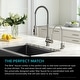 preview thumbnail 127 of 139, Kraus Britt Commercial 3-Function 1-Handle Pulldown Kitchen Faucet